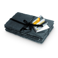 Набор сервировочных досок, 4 предмета, 16 х 10 см, камень, черный, BOSKA, Нидерланды_00802020055655105079.jpg