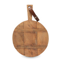 Доска сервировочная круглая BROWN, 29.5 см, дерево манго, ROOMERS FURNITURE, Нидерланды