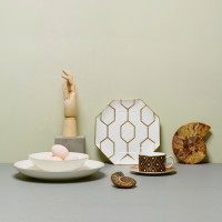 Тарелка закусочная, 23 см, костяной фарфор, декор, серия Arris, WEDGWOOD, Великобритания_00814150060118744532.jpg