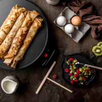 Блинница с антипригарным покрытием, пластик, черный, CLATRONIC, Германия_00812400040864053924.jpg