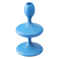 Подсвечник на одну свечу, 20 см, металл, синий, серия Vivlend, BERGENSON BJORN, Великобритания_00817540061377175939.jpg