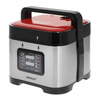 Мультиварка - скороварка, 5 л, нержавеющая сталь, пластик, стальной, черный, красный, STEBA, Германия_00805430065292447026.jpg