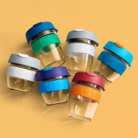 Кружка дорожная KeepCup M, 340 мл, закаленное стекло, полипропилен, силикон, синий, серия Brew, KEEPCUP, Австралия_00808760046247993719.jpg