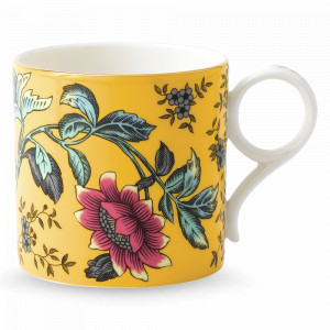 Кружка Мак, 300 мл, костяной фарфор, желтый, декор, серия Wonderlust, WEDGWOOD, Великобритания, WEDGWOOD (Великобритания)