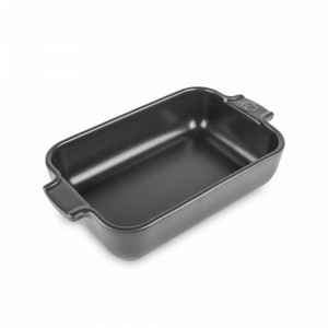 Форма для запекания прямоугольная, 25 х 15.5 см, 1.4 л, керамика, серый, серия Light Grey, PEUGEOT CERAMIC, Франция, PEUGEOT CERAMIC (Франция)