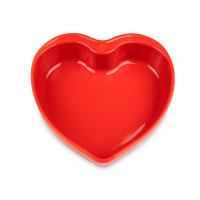 Форма для запекания, 25.8 х 25 см, 1.7 л, керамика, красный, серия Heart, PEUGEOT CERAMIC, Франция