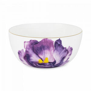 Салатник Iris, 750 мл, 14 см, костяной фарфор, белый, серия Emily, ANNA LAFARG, Китай, Салатники из костяного фарфора