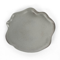 Тарелка десертная Grey, 14.2 см, каменная керамика, серый, серия Shell, ROOMERS TABLEWARE, Нидерланды_00816730047435756526.jpg