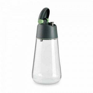 Бутылка для масла, 400 мл, стекло, пластик, темно-зеленый, серия Essential, LEKUE, Испания, Кухонные аксессуары LEKUE