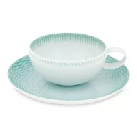 Пара чайная, 250 мл, фарфор, декор, серия Venezia, VISTA ALEGRE, Португалия, 