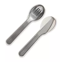 Набор столовых приборов в футляре, 3 предмета, нержавеющая сталь 18/8, стальной, серия TO GO, LEKUE, Испания, 