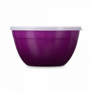 Миска для смешивания с крышкой, 20.5 см, 2 л, пластик, фиолетовый, серия Valencia, WO HOME, Германия, Valencia WO HOME