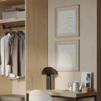 Панно декоративное с эффектом 3D Minimalism Flow, 50 х 50 см, холст, дерево, белый, серия Art, BERGENSON BJORN, Великобритания_00819730056367447308.jpg