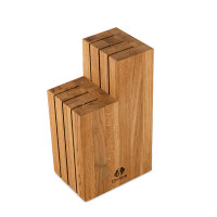 Подставка дубовая под 6 ножей, коричневый, UNECA, Россия