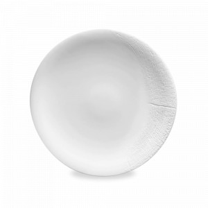 Тарелка десертная, 21.5 см, лиможский фарфор, белый, серия Supernature, GUY DEGRENNE, Франция, GUY DEGRENNE (Франция)