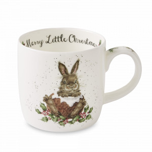 Кружка «Кролик Банни», 310 мл, костяной фарфор, белый, декор, серия Wrendale Designs, ROYAL WORCESTER, Великобритания, ROYAL WORCESTER (Великобритания)
