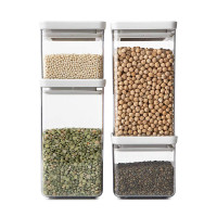 Набор из 4-х контейнеров для сыпучих продуктов, пластик, светло-серый, серия Tasty+, BRABANTIA, Бельгия_00801470061418072880.jpg