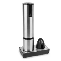 Штопор электрический с обрезателем фольги, 27 см, пластик, нержавеющая сталь, стальной, серия Elis Touch, PEUGEOT VIN, Франция, 