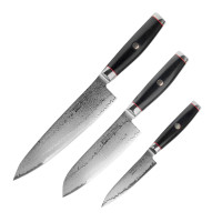 Набор из 4-х кухонных ножей на подставке из дуба, серия Ypsilon, YAXELL, Япония_00815790058761126012.jpg