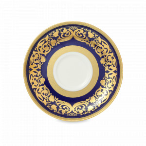 Тарелка десертная Cobalt Gold, 17 см, фарфор, синий, золотой, серия Constanza Natalia, FALKENPORZELLAN, Германия, Фарфоровые тарелки