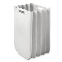 Корзина складная Eco Packly, переработанный плаcтик, 25 х 45 х 30 см, белый, GUZZINI, Италия