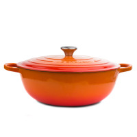 Казан La Marmite, 7 л, 32 см, чугун, оранжевый, серия Flame, LE CREUSET, Франция_00797680050034011822.jpg