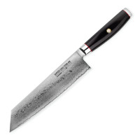 Профессиональный поварской кухонный нож, Kiritsuke 20 см, дамасская сталь, серия Ypsilon (193 слоя), YAXELL, Япония