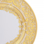 Блюдо овальное Creme Gold, 36 х 23 см, фарфор, бежевый, золотой, серия Constanza Natalia, FALKENPORZELLAN, Германия_00816370035710603971.jpg