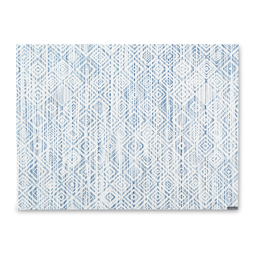 Салфетка подстановочная, винил, (36х48), Blue, серия Mosaic, CHILEWICH, США