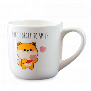 Кружка Собачка, 400 мл, керамика, белый, декор, серия Animals, REPAST, Чехия, Кружки REPAST