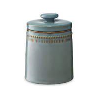Банка для хранения, 820 мл, фарфор, синий, коричневый, серия Kitchen Spirit, TKANO, Россия