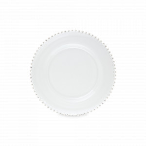 Тарелка пирожковая Beaded, 15.5 см, стекло, серия Helios, LE COQ, Италия, Тарелки хлебные