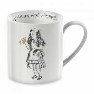 Кружка «Алиса в Стране чудес», 350 мл, фарфор, декор, серия Victoria and Albert Garden, KITCHEN CRAFT, Великобритания, Кружки подарочные