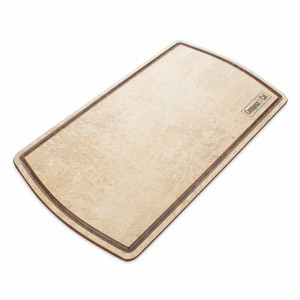 Доска композитная с желобом для сервировки, 37х21см, порфир кремовый, серия Fashion, ComposeEat, Россия, Сервировочные доски