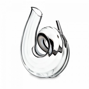 Декантер для красного вина CURLY, ручная работа, 1400 мл, 35 см, хрусталь, серия Decanters, RIEDEL, Австрия, Декантер для красного вина