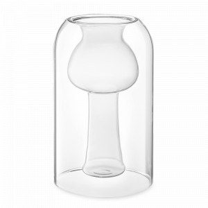 Ваза для цветов, 20 см, стекло, прозрачный, серия Muse, BERGENSON BJORN, Великобритания, BERGENSON BJORN (Великобритания)