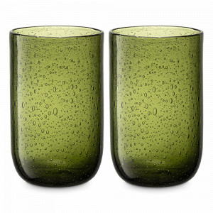 Набор из 2-х высоких стаканов, 510 мл, стекло, темно-зеленый, серия Flowi, LIBERTY JONES, Россия, Бар LIBERTY JONES