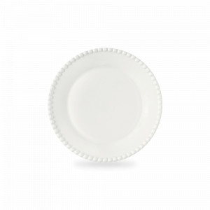 Тарелка закусочная, 19 см, фарфор, белый, серия Tiffany, EASY LIFE (R2S), Италия, Тарелки закусочные фарфоровые