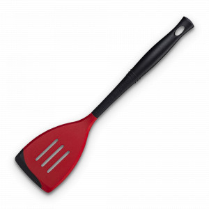Лопатка кухонная, 36 см, силикон, пластик, красный, серия Cerise, LE CREUSET, Франция, Силиконовые лопатки для сковородок