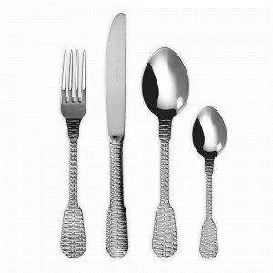 Набор столовых приборов на 6 персон, 24 предмета, стальной, серия Osier, HERDMAR, Португалия, Наборы столовых приборов 24 предмета