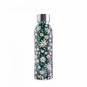 Термос Meadow in bloom, 500 мл, нержавеющая сталь 18/10, зеленый, белый, серия B Bottle Twin, BUGATTI, Италия, НОВИНКИ