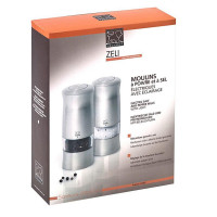 Мельница для соли электрическая 14 см, акрил/хромированный пластик, серия Zeli, PEUGEOT, Франция_00776270046400524165.jpg