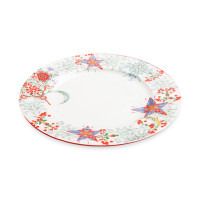 Набор из 4-х тарелок обеденных, 27 см, фарфор, белый, декор, серия Счастливая Звезда, MIX&MATCH HOME, Китай_00817830056509278163.jpg