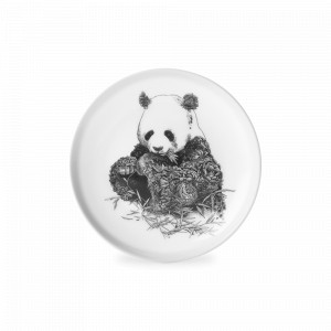 Тарелка десертная «Большая панда», 20 см, фарфор, белый, декор, серия Марини Ферлаццо, MAXWELL WILLIAMS, Австралия, MAXWELL & WILLIAMS (Австралия)