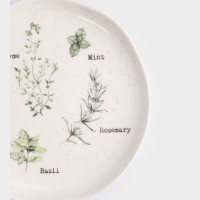 Тарелка закусочная «Приправы», 19 см, фарфор, белый в крапинку, серия Herbarium, ANNA LAFARG, Китай_00822620049726887553.jpg