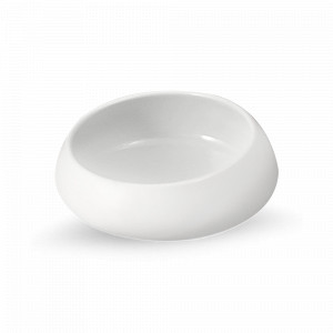 Салатник скошенный BLANC, 12 см, 300 мл, фарфор, белый, серия Boreal, GUY DEGRENNE, Франция, Салатники фарфоровые белые
