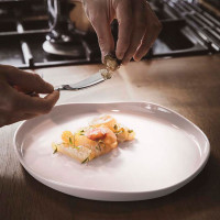 Тарелка обеденная ROSEE, 26 см, керамика, бежевый, серия Brume, GUY DEGRENNE, Франция_00810330041257201102.jpg