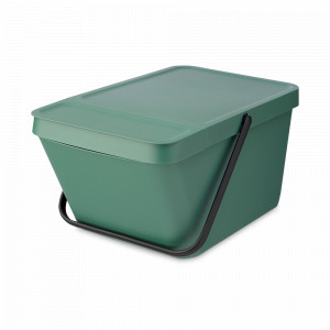 Ведро для мусора Stackable, 20 л, пластик, тёмно-зеленый, серия SORT GO, BRABANTIA, Бельгия, Мусорные ведра SORT&GO BRABANTIA