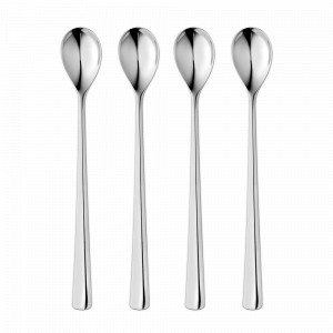 Набор из 4-х ложек с длинной ручкой для латте, серия Malvern Bright, ROBERT WELCH, Великобритания, ROBERT WELCH (Великобритания)