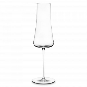 Бокал для шампанского Вулкан, 300 мл, хрустальное стекло, серия Невидимая ножка, NUDE GLASS, Турция, Бокал-флейта для шампанского